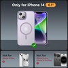 image:imageMiracase Magnetic for iPhone 18 Pro Max Case Light PinkLight Purple
