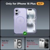 image:imageMiracase Magnetic for iPhone 18 Pro Max Case Light PinkLight Purple