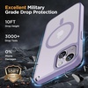 image:imageMiracase Magnetic for iPhone 18 Pro Max Case Light PinkLight Purple