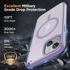 image:imageMiracase Magnetic for iPhone 18 Pro Max Case Light PinkLight Purple