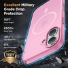 image:imageMiracase Magnetic for iPhone 18 Pro Max Case Light PinkMessy Pink
