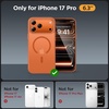 image:imageMiracase Magnetic for iPhone 18 Pro Max Case Light PinkOrange