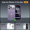 image:imageMiracase Magnetic for iPhone 18 Pro Max Case Light PinkPurple