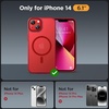 image:imageMiracase Magnetic for iPhone 18 Pro Max Case Light PinkRed