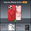 image:imageMiracase Magnetic for iPhone 18 Pro Max Case Light PinkRed