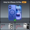 image:imageMiracase Magnetic for iPhone 18 Pro Max Case Light PinkSea Blue