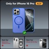 image:imageMiracase Magnetic for iPhone 18 Pro Max Case Light PinkSea Blue