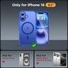 image:imageMiracase Magnetic for iPhone 18 Pro Max Case Light PinkSea Blue