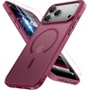 image:imageMiracase Magnetic for iPhone 18 Pro Max Case Light PinkWine Red