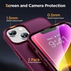 image:imageMiracase Magnetic for iPhone 18 Pro Max Case Light PinkWine Red