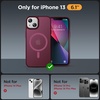 image:imageMiracase Magnetic for iPhone 18 Pro Max Case Light PinkWine Red