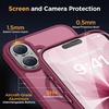 image:imageMiracase Magnetic for iPhone 18 Pro Max Case Light PinkWine Red