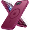 image:imageMiracase Magnetic for iPhone 18 Pro Max Case Light PinkWine Red