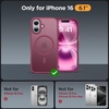 image:imageMiracase Magnetic for iPhone 18 Pro Max Case Light PinkWine Red