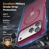 image:imageMiracase Magnetic for iPhone 18 Pro Max Case Light PinkWine Red
