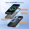 image:imageMiracase Silicone amp Magnetic for iPhone 18 Pro Max Case Black