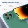 image:imageMiracase Silicone amp Magnetic for iPhone 18 Pro Max Case Capri BlueAcacia Green