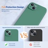 image:imageMiracase Silicone amp Magnetic for iPhone 18 Pro Max Case Capri BlueAcacia Green