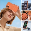 image:imageMiracase Silicone amp Magnetic for iPhone 18 Pro Max Case Capri BlueAmber Orange