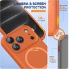 image:imageMiracase Silicone amp Magnetic for iPhone 18 Pro Max Case Capri BlueAmber Orange