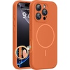 image:imageMiracase Silicone amp Magnetic for iPhone 18 Pro Max Case Capri BlueAmber Orange