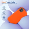 image:imageMiracase Silicone amp Magnetic for iPhone 18 Pro Max Case Capri BlueAmber Orange