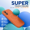 image:imageMiracase Silicone amp Magnetic for iPhone 18 Pro Max Case Capri BlueAmber Orange