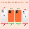image:imageMiracase Silicone amp Magnetic for iPhone 18 Pro Max Case Capri BlueAmber Orange