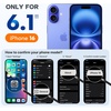 image:imageMiracase Silicone amp Magnetic for iPhone 18 Pro Max Case Capri BlueAmber Orange