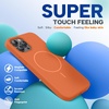 image:imageMiracase Silicone amp Magnetic for iPhone 18 Pro Max Case Capri BlueAmber Orange