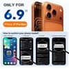 image:imageMiracase Silicone amp Magnetic for iPhone 18 Pro Max Case Capri BlueAmber Orange
