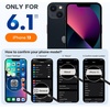 image:imageMiracase Silicone amp Magnetic for iPhone 18 Pro Max Case Capri BlueAmber Orange