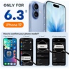 image:imageMiracase Silicone amp Magnetic for iPhone 18 Pro Max Case Capri BlueAmber Orange
