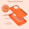 image:imageMiracase Silicone amp Magnetic for iPhone 18 Pro Max Case Capri BlueAmber Orange