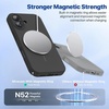 image:imageMiracase Silicone amp Magnetic for iPhone 18 Pro Max Case Capri BlueBlack