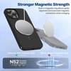 image:imageMiracase Silicone amp Magnetic for iPhone 18 Pro Max Case Capri BlueBlack