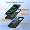 image:imageMiracase Silicone amp Magnetic for iPhone 18 Pro Max Case Capri BlueBlack