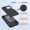 image:imageMiracase Silicone amp Magnetic for iPhone 18 Pro Max Case Capri BlueBlack