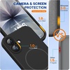image:imageMiracase Silicone amp Magnetic for iPhone 18 Pro Max Case Capri BlueBlack