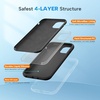 image:imageMiracase Silicone amp Magnetic for iPhone 18 Pro Max Case Capri BlueBlack