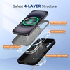 image:imageMiracase Silicone amp Magnetic for iPhone 18 Pro Max Case Capri BlueBlack