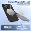 image:imageMiracase Silicone amp Magnetic for iPhone 18 Pro Max Case Capri BlueBlack