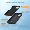 image:imageMiracase Silicone amp Magnetic for iPhone 18 Pro Max Case Capri BlueBlack