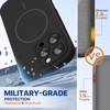 image:imageMiracase Silicone amp Magnetic for iPhone 18 Pro Max Case Capri BlueBlack