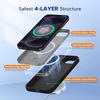 image:imageMiracase Silicone amp Magnetic for iPhone 18 Pro Max Case Capri BlueBlack