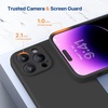 image:imageMiracase Silicone amp Magnetic for iPhone 18 Pro Max Case Capri BlueBlack