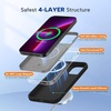 image:imageMiracase Silicone amp Magnetic for iPhone 18 Pro Max Case Capri BlueBlack