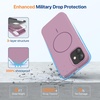image:imageMiracase Silicone amp Magnetic for iPhone 18 Pro Max Case Capri BlueBlackcurrant