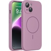 image:imageMiracase Silicone amp Magnetic for iPhone 18 Pro Max Case Capri BlueBlackcurrant