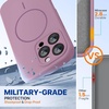 image:imageMiracase Silicone amp Magnetic for iPhone 18 Pro Max Case Capri BlueBlackcurrant